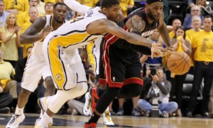 NBA: Playoffs-Miami Heat at Indiana Pacers
