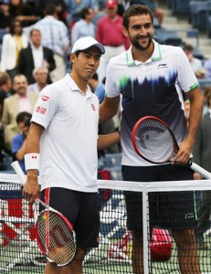 Kei Nishikori, Marin Cilic