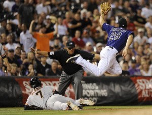 Gregor Blanco, Nolan Arenado