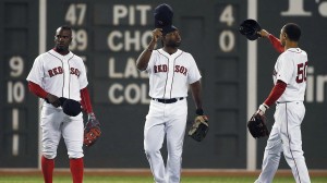 Rusney Castillo, Jackie Bradley Jr., Mookie Betts