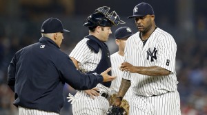 Joe Girardi, CC Sabathia, Austin Romine