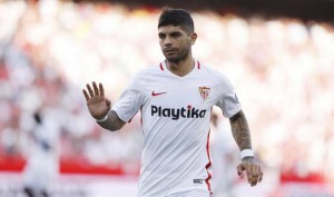 Ever Banega abrió el marcador